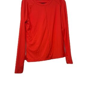 Athletica L Red Long Sleeve Athletic Top